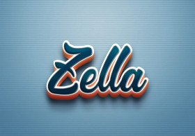 Cursive Name DP: Zella