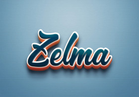 Cursive Name DP: Zelma