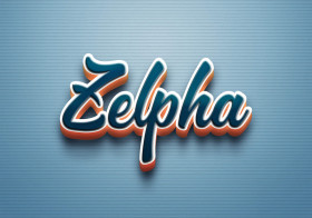 Cursive Name DP: Zelpha