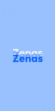 Name DP: Zenas