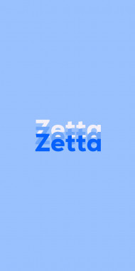 Name DP: Zetta