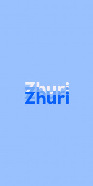 Name DP: Zhuri