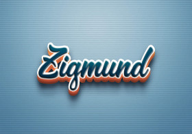 Cursive Name DP: Zigmund