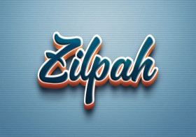 Cursive Name DP: Zilpah