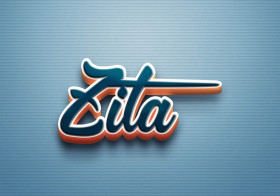 Cursive Name DP: Zita