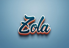 Cursive Name DP: Zola
