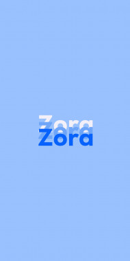 Name DP: Zora