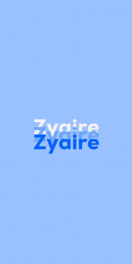 Name DP: Zyaire